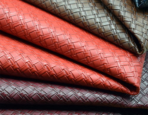 f4009 鞋材pu小编织纹